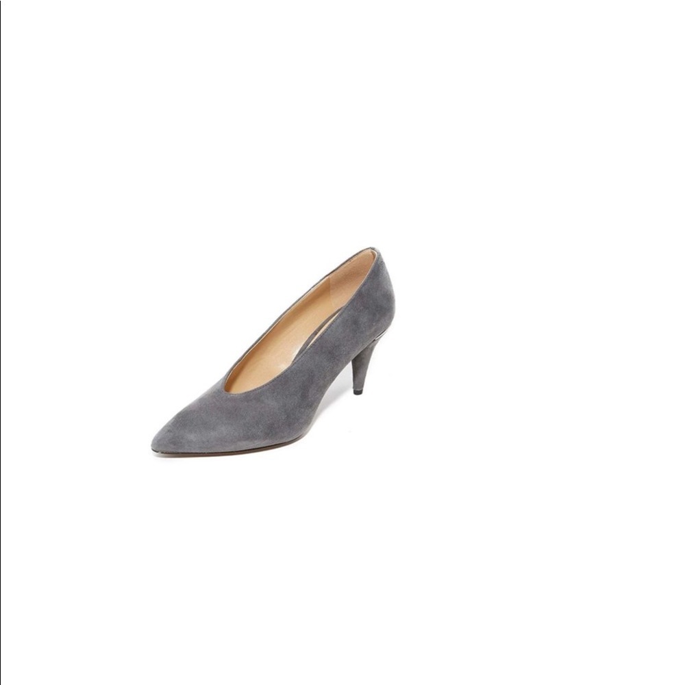 - Michael Kors Lizzy Suede Pointed Toe Classic Pumps - Picture 11 of 12